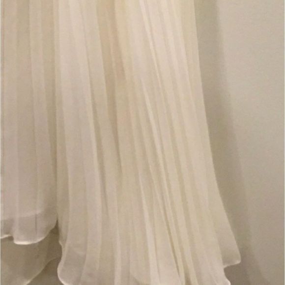 One Shoulder Asymmetric Dress Eggshell - Picture 5 of 8